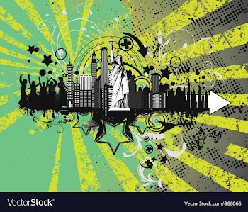 Urban background vector image