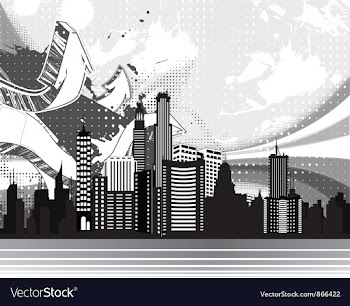 Urban background vector image