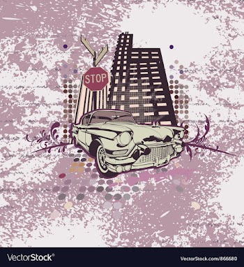 Urban background vector image
