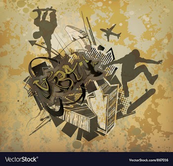 Urban background vector image