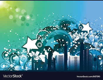 Urban background vector image