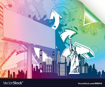 Urban background vector image