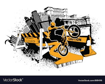 Urban background vector image