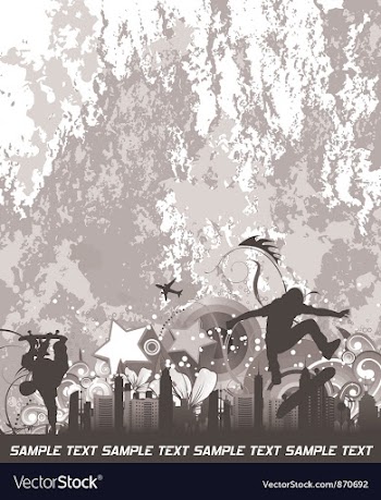 Urban background vector image