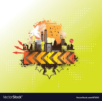 Urban background vector image