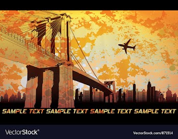 Urban background vector image