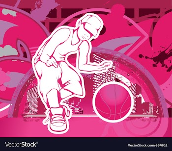 Urban background with boy vector image
