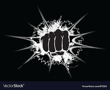  					Urban background with punch vector image														
