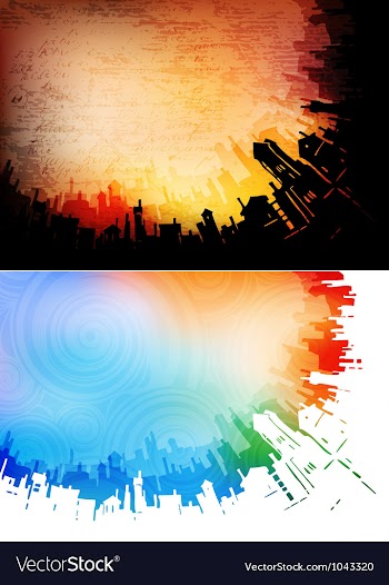 Urban backgrounds vector image