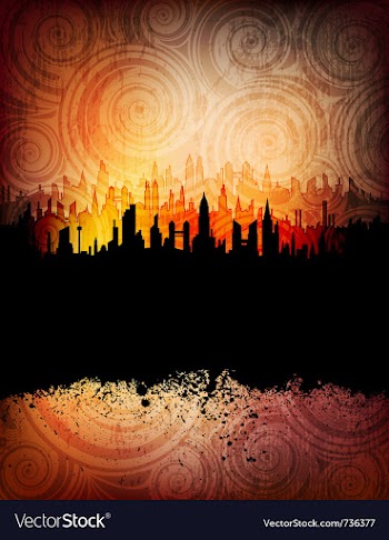 Urban banner vector image