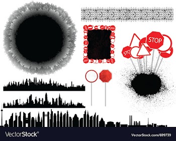 Urban collection vector image