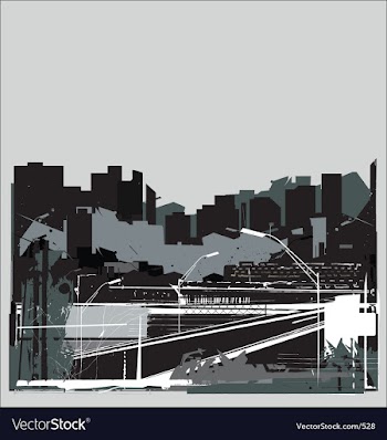 Urban jungle vector image