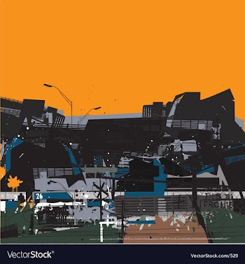 Urban jungle vector image