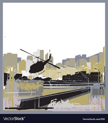 Urban jungle vector image