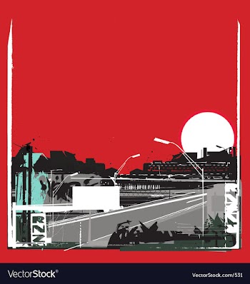 Urban jungle vector image
