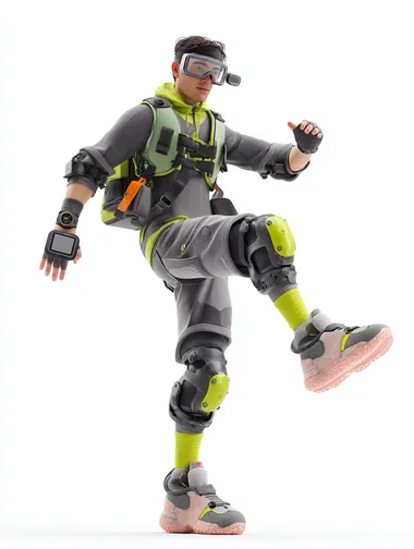 Urban Parkour Courier Character