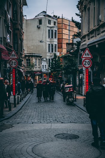 Urban Photo of a Gray Brick Road