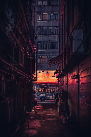 Urban Photo of an Alley