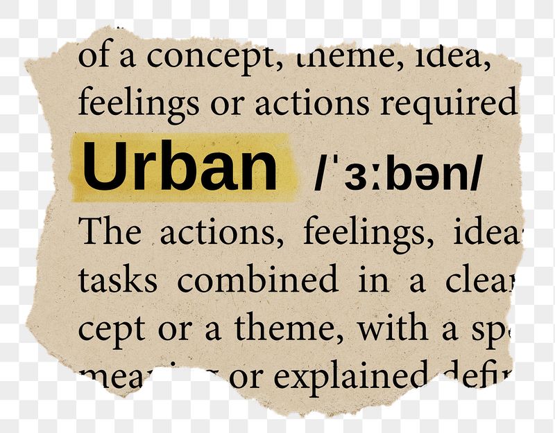 Urban png word sticker, torn | Free PNG - rawpixel