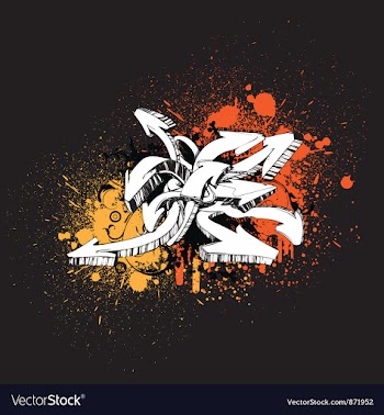 Urban poster with 3d arrows and floral vector image