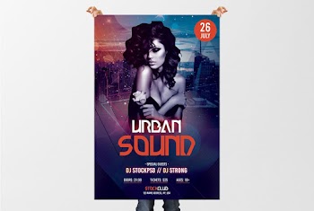 Urban Sound – Download Free PSD Flyer Template