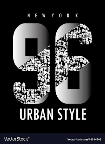 urban style typography for t shirt design premium