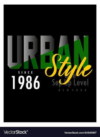 urban style typography for t shirt design premium