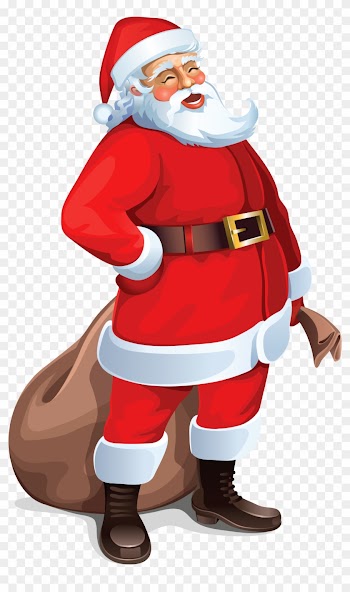 Urgent Free Pictures Of Santa Claus With Green Bag - Santa Claus Png