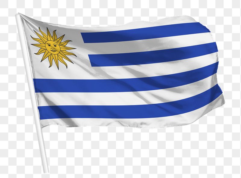 Uruguay flag png waving, national | Free PNG - rawpixel