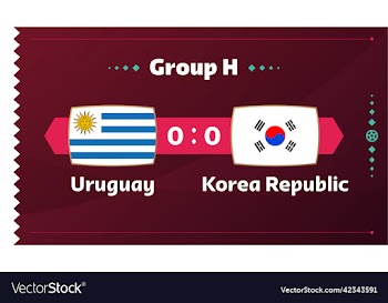 uruguay vs south korea football 2022 group h