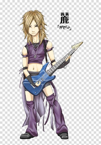 Uruha beautiful, female anime character transparent background PNG clipart
