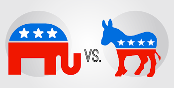 US Democratic and Republican Logo Designs | Think Design