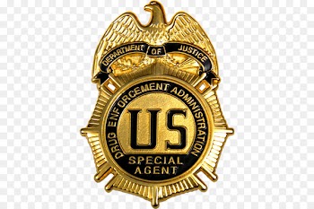US Drug Enforcement Administration Badge Special agent United States Department of Justice - Special Police 