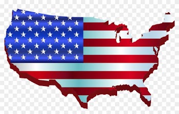 Us Map Clipart Transpatent 3d America Map Flag - Cbd Legal In All 50 States