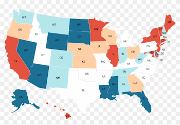 Us Map, The Kiplinger Tax Map Guide To State Income - Tax Friendly ...