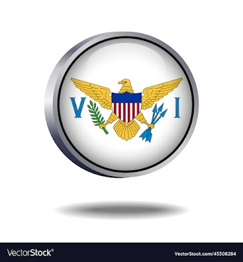 us virgin islands flag button