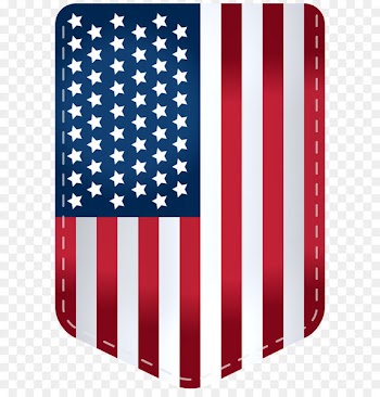 USA Flag Decor Transparent PNG Clip Art Image 