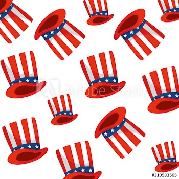 Usa hat background design