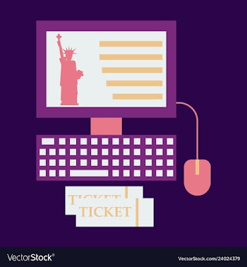 Usa statue of liberty new york silhouette on vector image