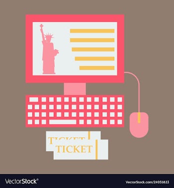 Usa statue of liberty new york silhouette on vector image