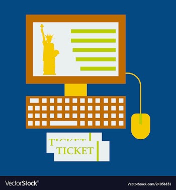 Usa statue of liberty new york silhouette on vector image