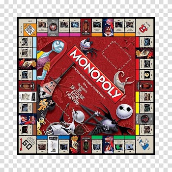 USAopoly Monopoly The Nightmare Before Christmas: The Pumpkin King Hasbro Monopoly YouTube, youtube transparent background PNG clipart