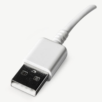 USB cable electronic accessory collage | Free PSD - rawpixel