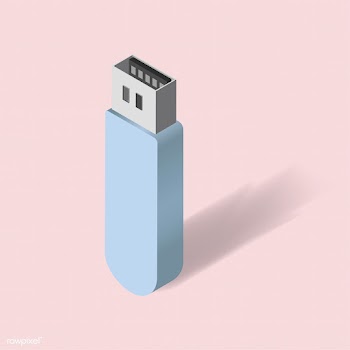 USB flash drive 3D clipart | Free stock vector - 383683