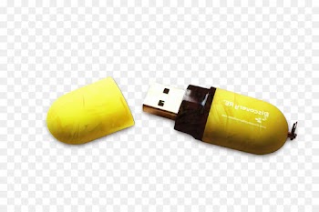 Usb Flash Drives, Yellow, Usb, Usb Flash Drive PNG