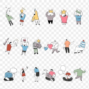 Useful business icons png for marketing collection