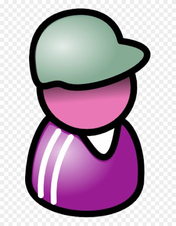 User Icon Male Man Wearing Football Hat - People Clipart