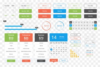 User interface design Flat design Button - APP Design Collection 