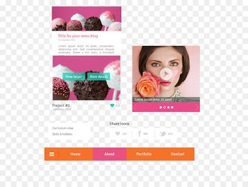 User interface design Flat design Mobile app - interface 