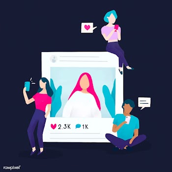 Users following and unfollowing vector | Free stock vector - 533199